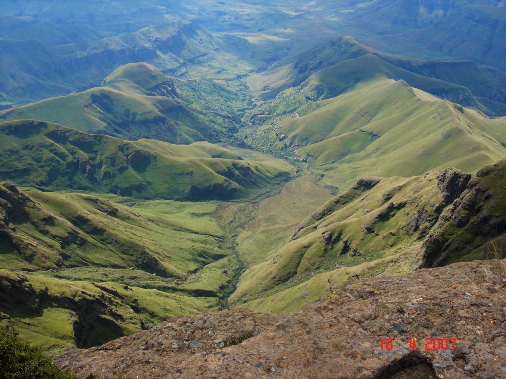 View from south saddle that most were too lazy to go and see