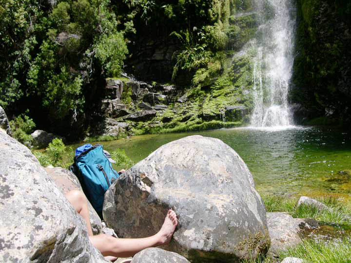 27 relaxing at the same waterfall