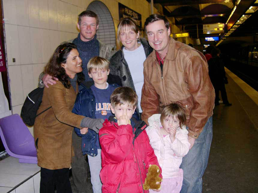 The Ruggiers in the paris underground