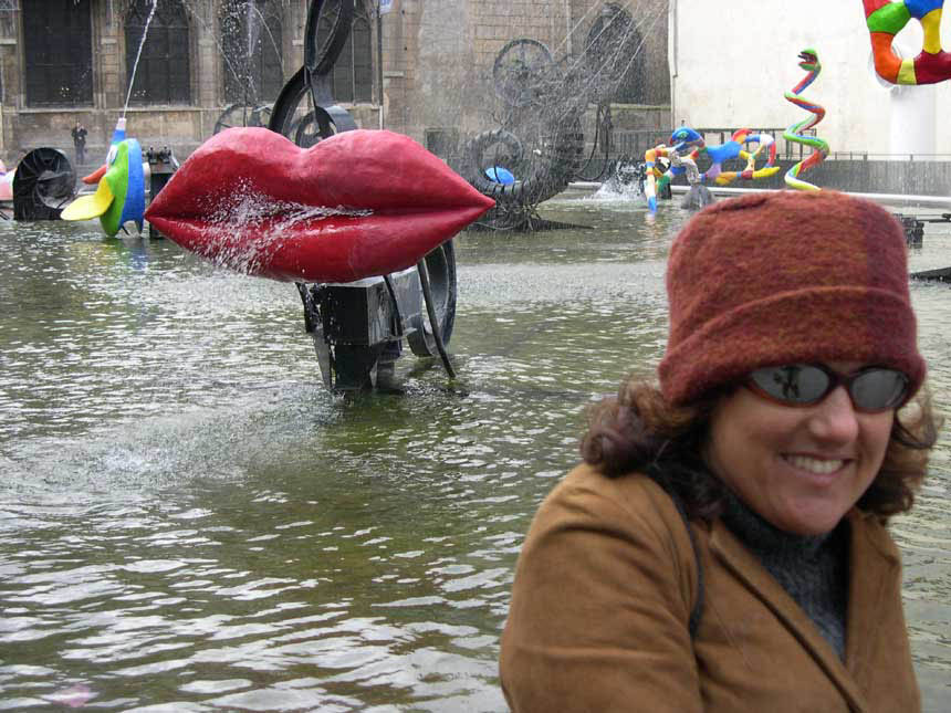 madamoiselle lulu et le pompidou centre puul