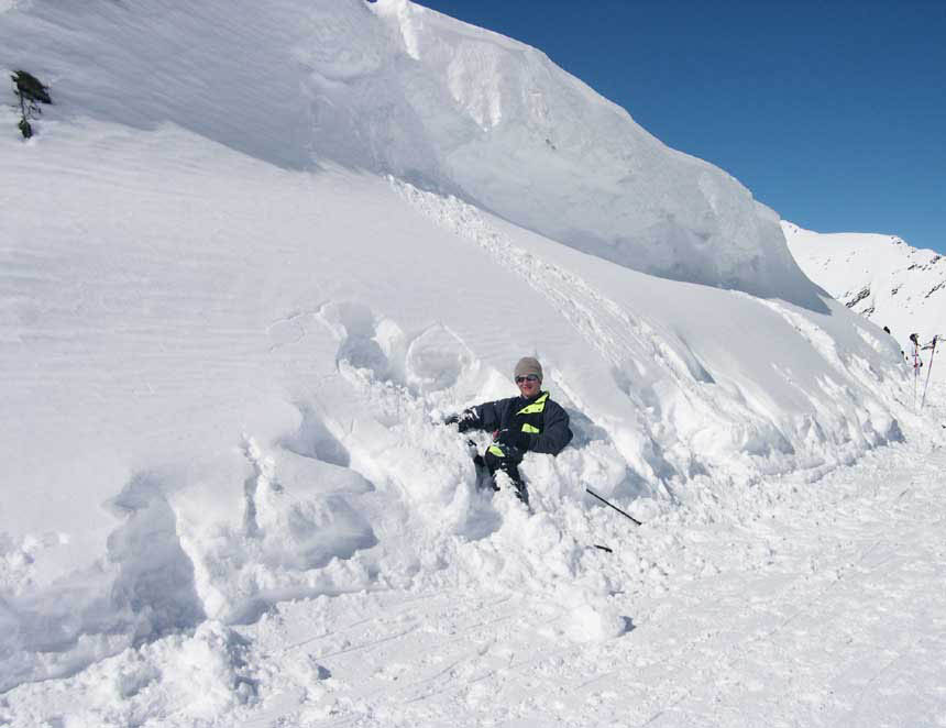 parking in the snow