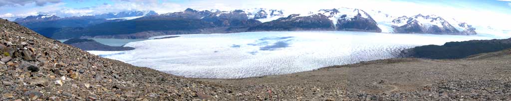 42 Panorama of Glacier Grey