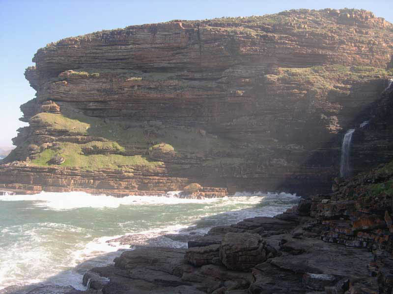 waterfall bluff