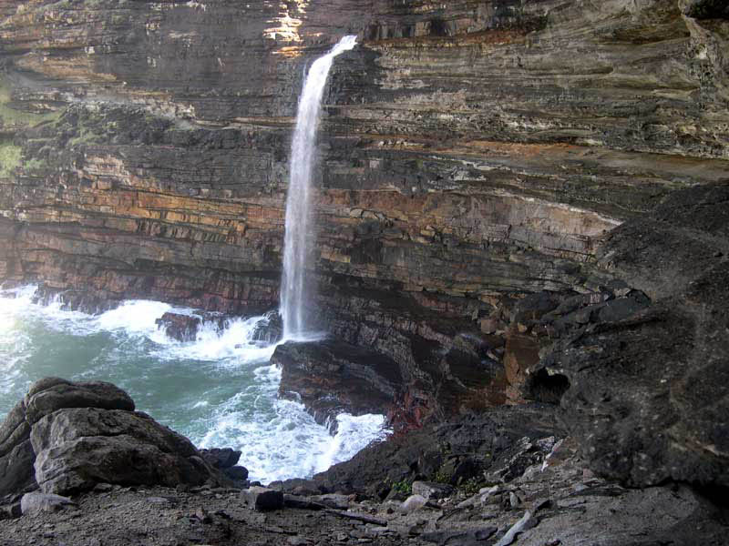waterfall closeup